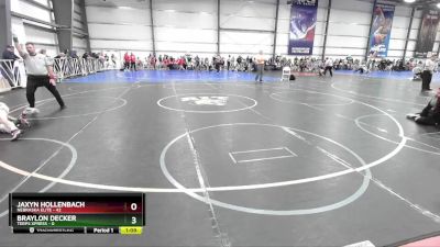 80 lbs Rd# 8- 12:30pm Saturday Final Pool - Braylon Decker, Terps XPress vs Jaxyn Hollenbach, Nebraska Elite