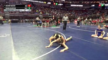 1A-120 lbs Cons. Round 4 - Jesse Burton, Westwood, Sloan vs Jacob Rauch, North Linn