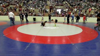 88 lbs Quarterfinal - Chloe Davis, Georgia vs Gunner Adams, Dendy Trained Wrestling