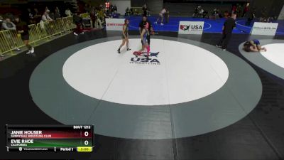 130 lbs Champ. Round 1 - Evie Rhoe, California vs Janie Houser, Sunnyvale Wrestling Club