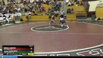 132 lbs Placement Matches (8 Team) - Noah Danforth, West Forsyth vs Diego Jenkins, Mill Creek