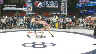 94 lbs Champ. Rd Of 16 - Donovan Johnson, Illinois vs Bradley Alarid, Colorado