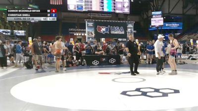 175 lbs Cons. Rd Of 32 - Connor McDonald-Bryan, West Virginia vs Christian Snell, Connecticut
