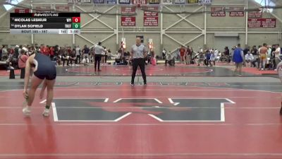 197 lbs Cons. Round 1 - Nicolas LeSieur, Worcester Polytechnic vs Dylan Sofield, Trinity (CT)
