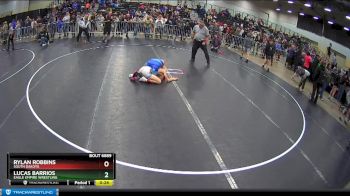 106 lbs Semifinal - Rylan Robbins, South Dakota vs Lucas Barrios, Eagle Empire Wrestling