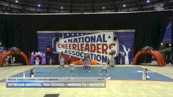 Veterans Memorial High School - Mission TX - Patriots [2025 Novice Varsity Crowd Leading- Medium Day 1] 2025 NCA South Texas Regional