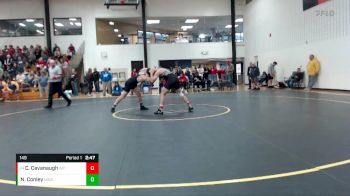 149 lbs Champ. Round 2 - Corey Cavanaugh, Indiana Tech vs Nathan Conley, Indianapolis