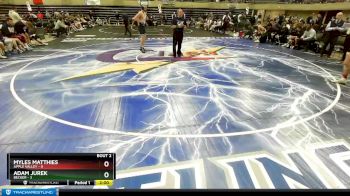 160 lbs Round 1 (4 Team) - Adam Jurek, Becker vs Myles Matthies, Apple Valley