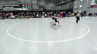 138 lbs Champ. Rd Of 32 - Gunnar Deffenbaugh, South Dakota vs Deven Lopez, Duran Wrestling Club