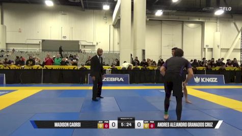 Andres Alejandro Granados Cruz vs Madison Caorsi 2025 World IBJJF Jiu-Jitsu No-Gi Championship