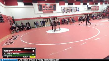 157 lbs Champ. Round 1 - Xane San Agustin, Medical Lake vs Andy Garcia Lopez, Liberty Bell