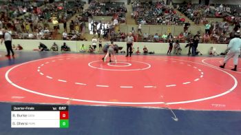 90 lbs Quarterfinal - Bentley Burke, Garage Grapplers Wrestling vs Gavin Ghersi, Pope Junior Wrestling Club