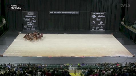 FIU GOLD "Miami FL" at 2025 WGI Guard World Championships