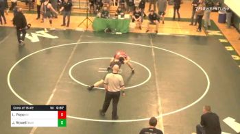 152 lbs Consolation - Lance Pepe, Bridgewater-Raynham vs Jonah Rowell, Marshfield