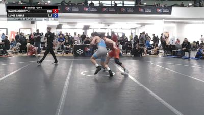 71 kg Champ. Rd Of 16 - Kaleb Griffith, MWC Wrestling Academy vs Luke Banas, Illinois