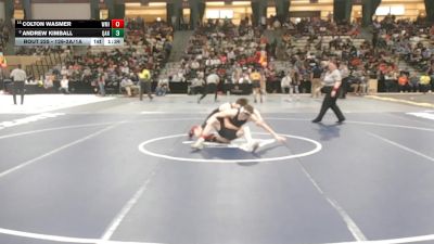 126-2A/1A Quarterfinal - Colton Wasmer, Winters Mill vs Andrew Kimball, Queen Annes County High School