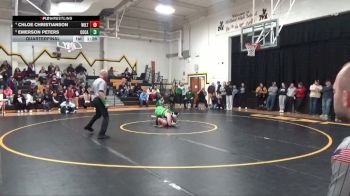 170 lbs Quarterfinal - Emerson Peters, Columbus Catholic, Waterloo vs Chloe Christianson, Wilton
