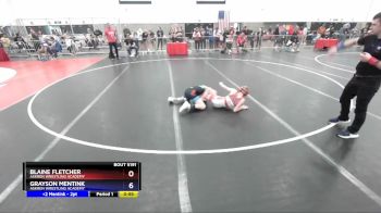 86 lbs 3rd Place Match - Blaine Fletcher, Askren Wrestling Academy vs Grayson Mentink, Askren Wrestling Academy