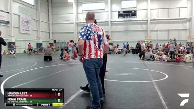 130 lbs Round 7 (8 Team) - Hayden Leet, Armory/Revolution vs Noah Prahl, U2 Upstate Uprising