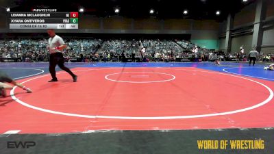 61 lbs Consi Of 16 #2 - Leianna McLaughlin, Nevada Elite vs Xyara Ontiveros, Phase3 Lab School