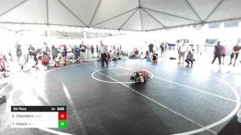 70 lbs 5th Place - Emanuel Chambers, Poway Elite vs Tay Hillard, Valiant Training