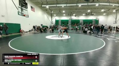 144 lbs Cons. Round 3 - Benjamin Snyder, Wind River vs Iker Ramos Garcia, Jackson Hole