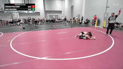 85 lbs Round 3 (6 Team) - Jake Walters, Washington Dual Team vs Carson Williams, MatLife