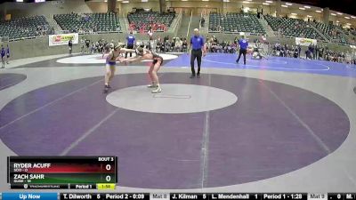 128 lbs Round 2 (4 Team) - Zach Sahr, Glide vs Ryder Acuff, Scio