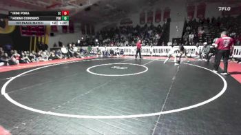 120 lbs 1st Place Match - Irini Poka, San Clemente vs Noemi Cordero, Poway