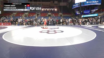 113 lbs Cons. Rd Of 16 - Rowdy Angst, MO vs Camm Colgate, CA