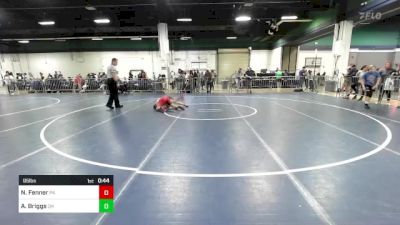 95 lbs Consi Of 32 #2 - Nathan Fenner, PA vs Alexander Briggs, OH