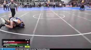 120 lbs Champ. Round 1 - Jayden Loveranes, South Lakes vs Brodie Altman, Kellam