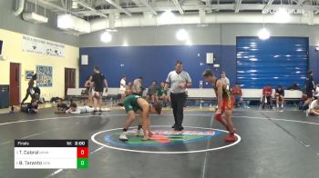 120 lbs Final - Tyler Cabral, Miami Elite vs Bryce Taranto, Venice