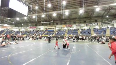 43 lbs Rr Rnd 3 - Matthew Serrano, Jefferson Wrestling Club vs Brynn Peterson, Athlos Wrestling