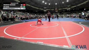 73 lbs Semifinal - Brantley Brunger, Raw Wrestling Club vs Bo Davis, Honey Badgers Wrestling Club