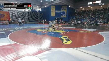 126 lbs Prelim - John Fitzgerald, Timberlane vs Carson Miller, Frank W Cox