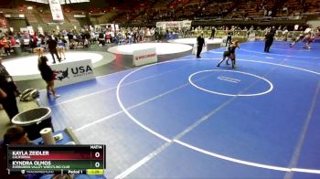 145 lbs Quarterfinal - Kayla Zeidler, California vs Kyndra Olmos, Evergreen Valley Wrestling Club