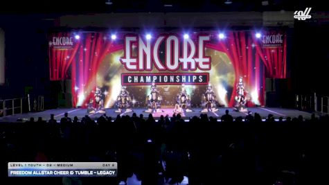 Freedom Allstar Cheer & Tumble - Legacy [2025 L1 Youth - D2 - Medium Day 2] 2025 Encore Philly Showdown