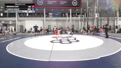 88 lbs 1st Place Match - Brennan Hart, Team Donahoe vs Landon Owens, Massas Maniacs