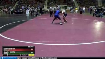 132 lbs Quarterfinal - Logon Odom, Baker HS vs Isaiah Watts, Auburn