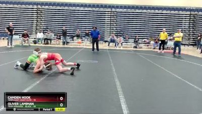 100 lbs Finals (8 Team) - Camden Hook, Terps East Coast Elite vs Oliver Lamiman, Team Donahoe - Black