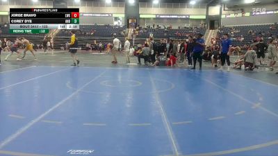 125 lbs Cons. Round 4 - Jorge Bravo, Lindsey Wilson (Ky.) vs Corey Dye, Andrew College