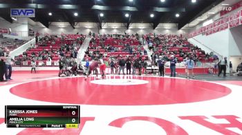 200 lbs Semifinal - Karissa Jones, PERRY vs Amelia Long, PONCA CITY