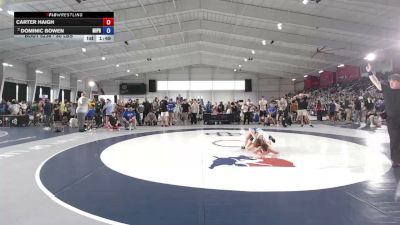 80 lbs Quarters - Carter Haigh vs Dominic Bowen, Michigan Premier