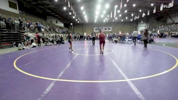 130 lbs Champ. Round 2 - Dru Turner, Hinton vs Avery King, Staley