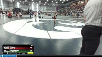 74-76 lbs Round 2 - Valor Thrall, Sandpoint Legacy WC vs Tritt Cunningham, White River Hornets WC