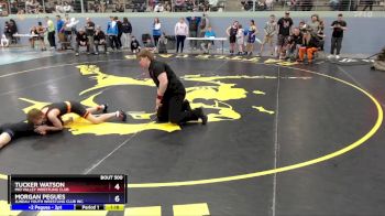 77 lbs Semifinal - Morgan Pegues, Juneau Youth Wrestling Club Inc. vs Tucker Watson, Mid Valley Wrestling Club
