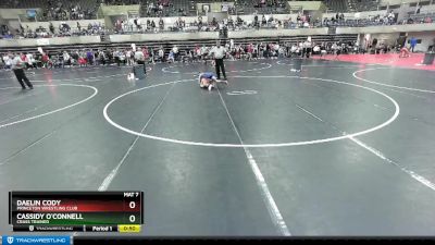 95-103 lbs Round 1 - Daelin Cody, Princeton Wrestling Club vs Cassidy O`Connell, Crass Trained