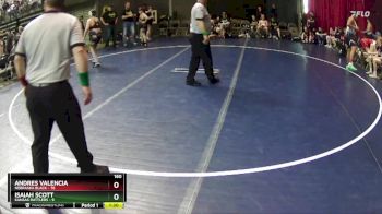 160 lbs Round 2 (6 Team) - Andres Valencia, Nebraska Black vs Isaiah Scott, Kansas Rattlers