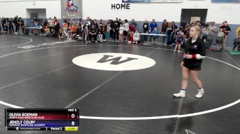 67 lbs Champ. Round 1 - Olivia Eckman, North Pole Wrestling Club vs Jenzly Colby, Interior Grappling Academy